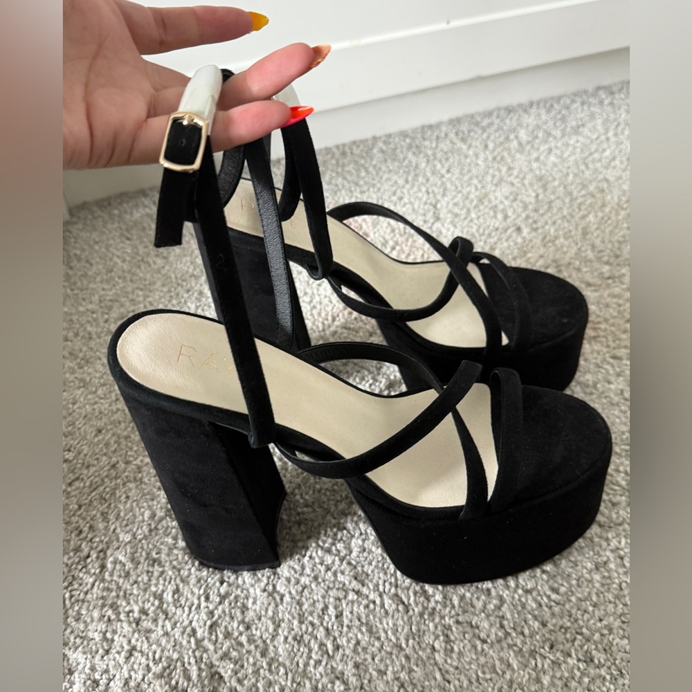 Black Platform Sandals